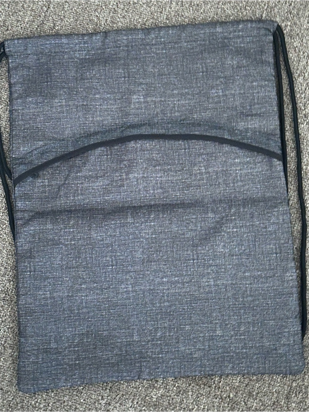 Thirty-One Charcoal Drawstring Backpack - NWOT - Picture 2 of 7